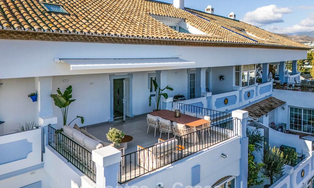 Prachtig dubbel penthouse met zeezicht te koop op loopafstand van Puerto Banus, Marbella 774897