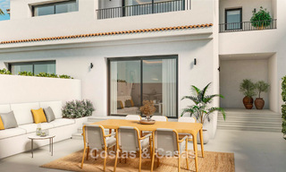 Rijwoning in eigentijdse, Mediterrane bouwstijl te koop op korte wandelafstand van het strand in San Pedro Playa, Marbella 774905 