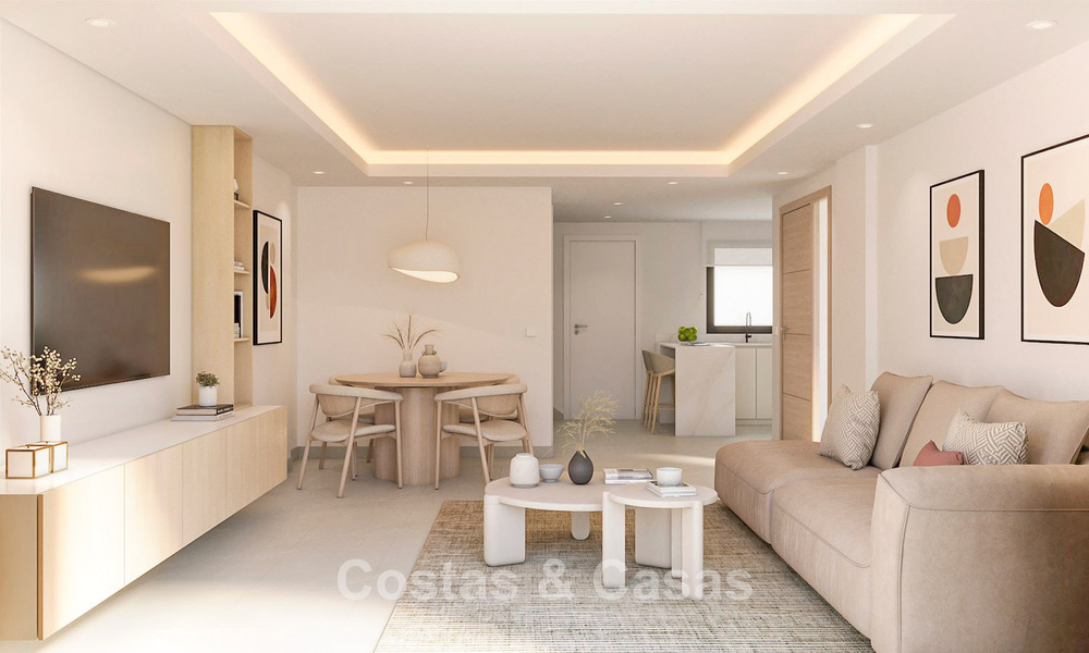 Rijwoning in eigentijdse, Mediterrane bouwstijl te koop op korte wandelafstand van het strand in San Pedro Playa, Marbella 774908