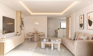 Rijwoning in eigentijdse, Mediterrane bouwstijl te koop op korte wandelafstand van het strand in San Pedro Playa, Marbella 774908 