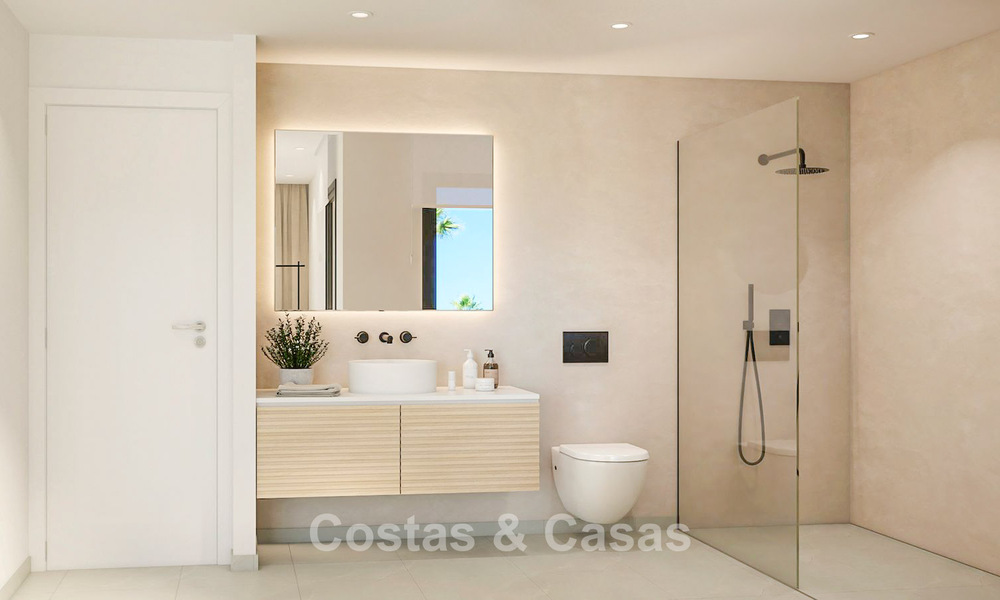 Rijwoning in eigentijdse, Mediterrane bouwstijl te koop op korte wandelafstand van het strand in San Pedro Playa, Marbella 774909