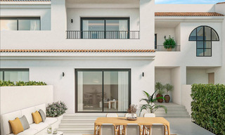 Rijwoning in eigentijdse, Mediterrane bouwstijl te koop op korte wandelafstand van het strand in San Pedro Playa, Marbella 774910 