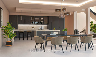 Luxueuze, moderne nieuwbouwvilla met panoramisch zeezicht te koop, frontlinie golf in Mijas, Costa del Sol 775012 