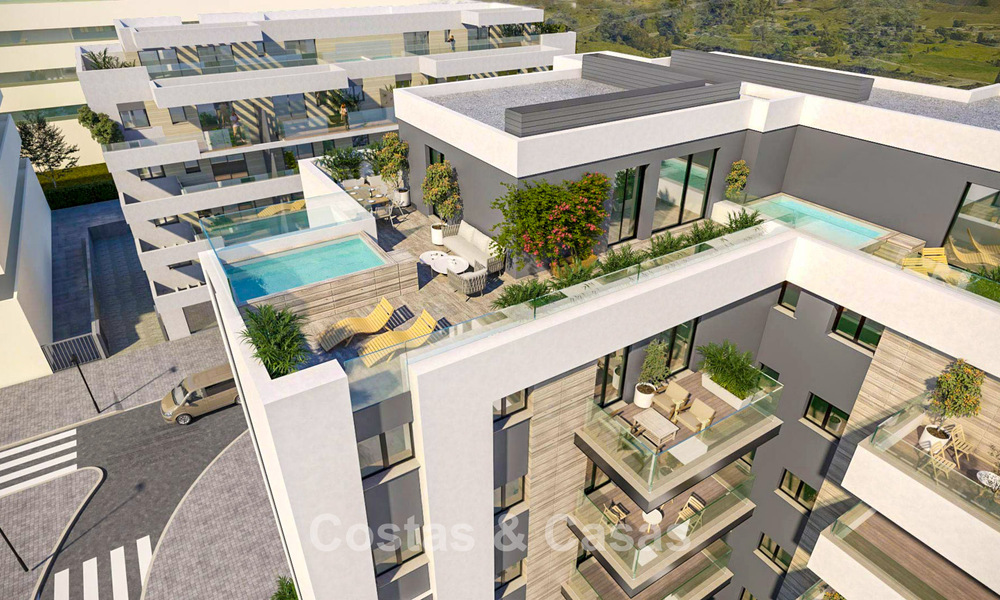 Moderne nieuwbouwappartementen met hedendaagse stijl te koop in Fuengirola, Costa del Sol 775025
