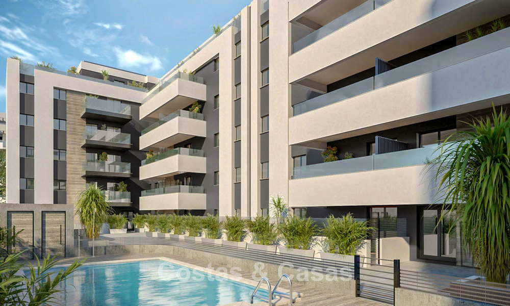 Moderne nieuwbouwappartementen met hedendaagse stijl te koop in Fuengirola, Costa del Sol 775026