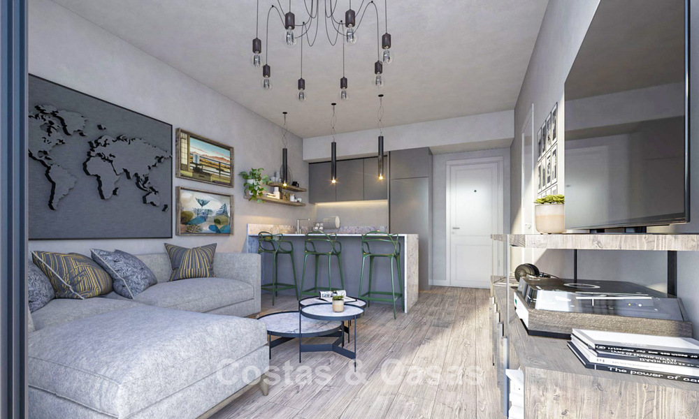 Moderne nieuwbouwappartementen met hedendaagse stijl te koop in Fuengirola, Costa del Sol 775029