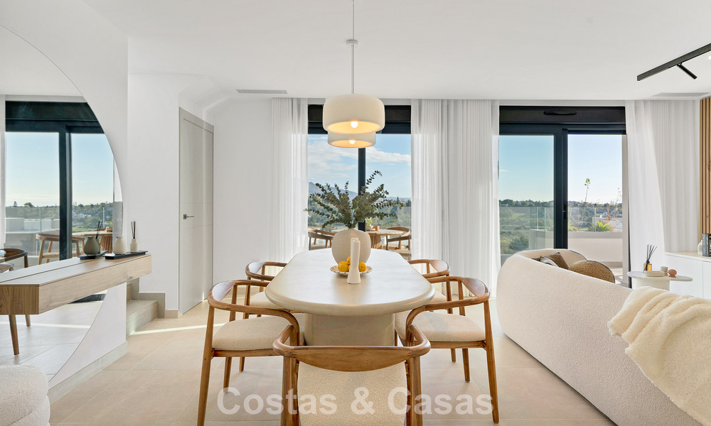 Recent gebouwd penthouse met ruim solarium te koop in een gated complex in Benahavis - Marbella 775462