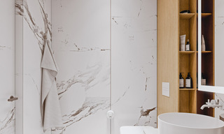 Stijlvolle nieuwbouwappartementen met subliem zeezicht te koop in Mijas Costa, Costa del Sol 775376 