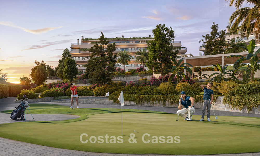 Stijlvolle nieuwbouwappartementen met subliem zeezicht te koop in Mijas Costa, Costa del Sol 775381