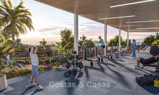 Stijlvolle nieuwbouwappartementen met subliem zeezicht te koop in Mijas Costa, Costa del Sol 775382 