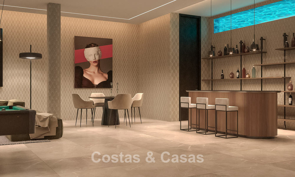 Gesofisticeerde designervilla met magnifiek zeezicht te koop in El Madroñal, Benahavis - Marbella 775232