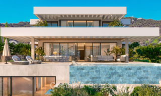 Gesofisticeerde designervilla met magnifiek zeezicht te koop in El Madroñal, Benahavis - Marbella 775240 
