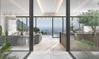 Gesofisticeerde designervilla met magnifiek zeezicht te koop in El Madroñal, Benahavis - Marbella 775241 