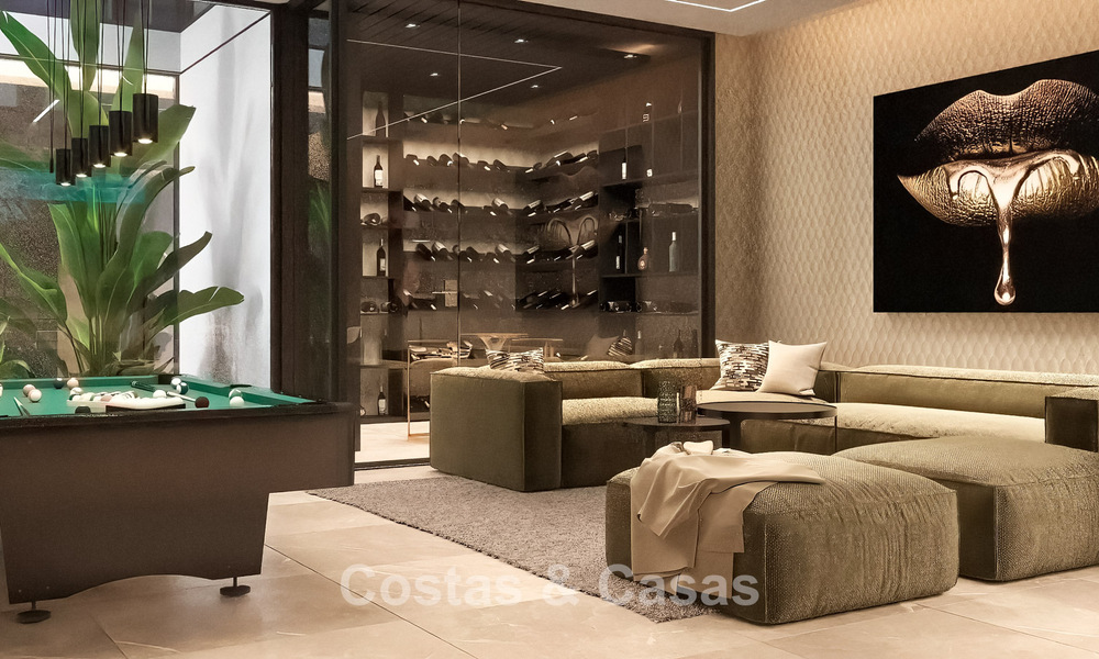 Geavanceerde designervilla met prachtig zeezicht te koop in El Madroñal, Benahavis - Marbella 775260