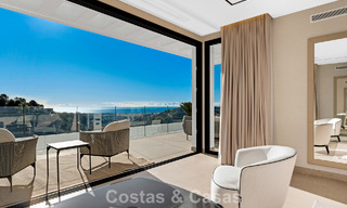 Geavanceerde designervilla met prachtig zeezicht te koop in El Madroñal, Benahavis - Marbella 796845 