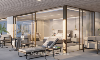 Indrukwekkende moderne nieuwbouwvilla met adembenemend uitzicht te koop in het exclusieve El Madroñal, Benahavis - Marbella 775289 
