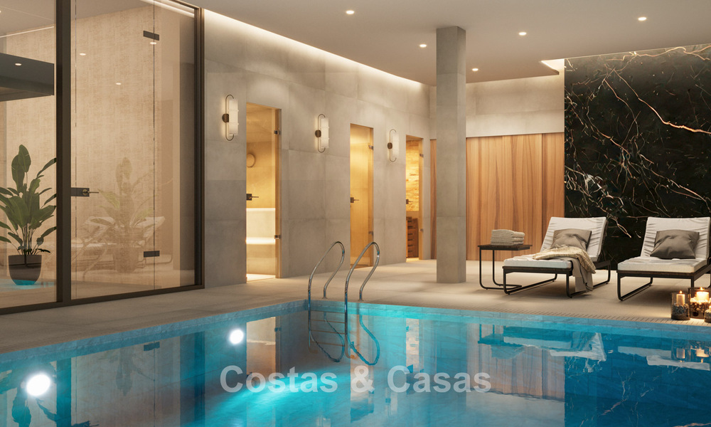 Indrukwekkende moderne nieuwbouwvilla met adembenemend uitzicht te koop in het exclusieve El Madroñal, Benahavis - Marbella 775293