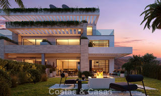 Nieuw op de markt. Stijlvolle boutique appartementen te koop op loopafstand van het strand met zeezicht in West Estepona 775418 