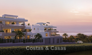 Nieuw op de markt. Stijlvolle boutique appartementen te koop op loopafstand van het strand met zeezicht in West Estepona 775421 