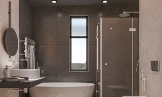 Nieuw op de markt. Stijlvolle boutique appartementen te koop op loopafstand van het strand met zeezicht in West Estepona 775427 