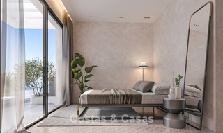 Nieuw op de markt. Stijlvolle boutique appartementen te koop op loopafstand van het strand met zeezicht in West Estepona 775429 