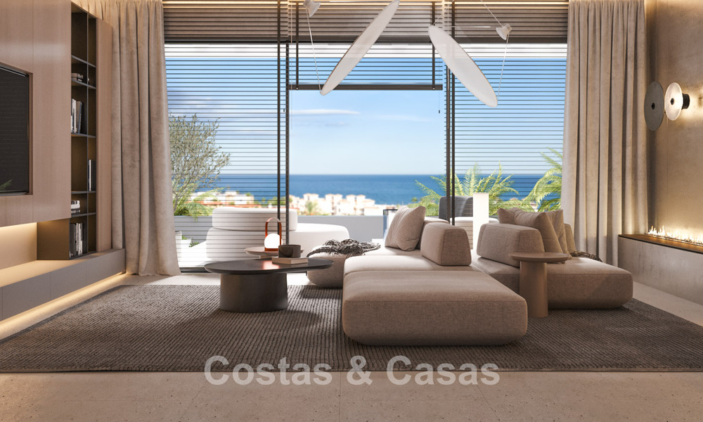 Nieuw op de markt. Stijlvolle boutique appartementen te koop op loopafstand van het strand met zeezicht in West Estepona 775433