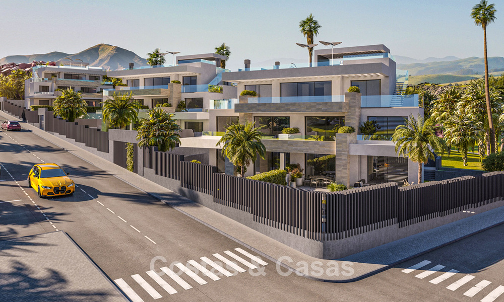 Nieuw op de markt. Stijlvolle boutique appartementen te koop op loopafstand van het strand met zeezicht in West Estepona 775434