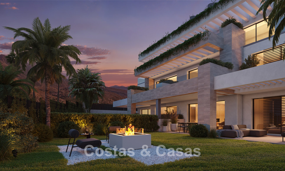 Nieuw op de markt. Stijlvolle boutique appartementen te koop op loopafstand van het strand met zeezicht in West Estepona 775439