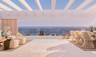 Moderne nieuwbouwappartementen te koop dicht bij het strand en met zeezicht in Estepona West 775325 