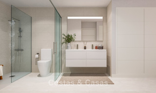 Moderne nieuwbouwappartementen te koop dicht bij het strand en met zeezicht in Estepona West 775329 