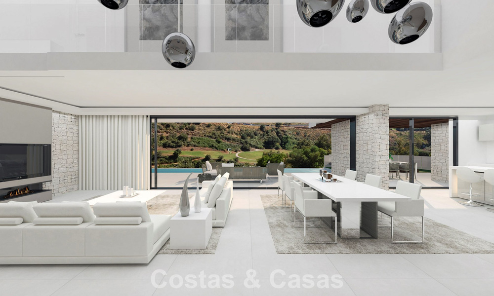 Eigentijdse nieuwbouwvilla te koop in een golfresort in Mijas aan de Costa del Sol 775625