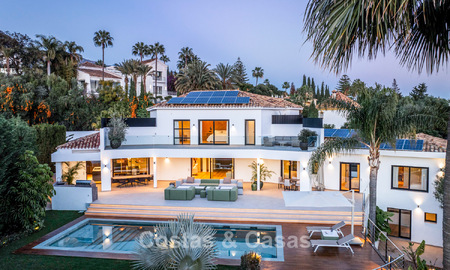 Moderne mediterrane villa met eigentijdse invloeden te koop aan Marbella’s Golden Mile 775637