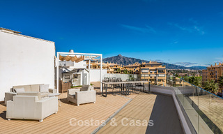 Beachside, eigentijds penthouse met groot solarium te koop in een modern complex in San Pedro, Marbella 775809 