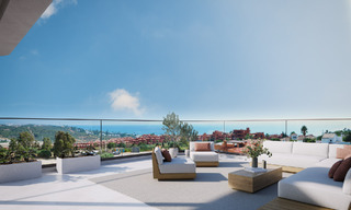 Duurzame nieuwe appartementen met zeezicht te koop op loopafstand van het strand in West-Estepona 775816 