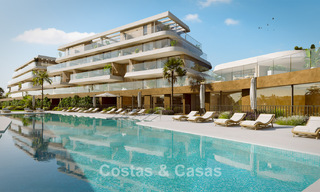 Duurzame nieuwe appartementen met zeezicht te koop op loopafstand van het strand in West-Estepona 775825 