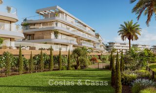 Duurzame nieuwe appartementen met zeezicht te koop op loopafstand van het strand in West-Estepona 775826 