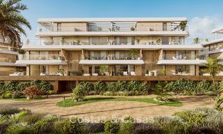 Duurzame nieuwe appartementen met zeezicht te koop op loopafstand van het strand in West-Estepona 775828 