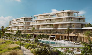 Duurzame nieuwe appartementen met zeezicht te koop op loopafstand van het strand in West-Estepona 775829 