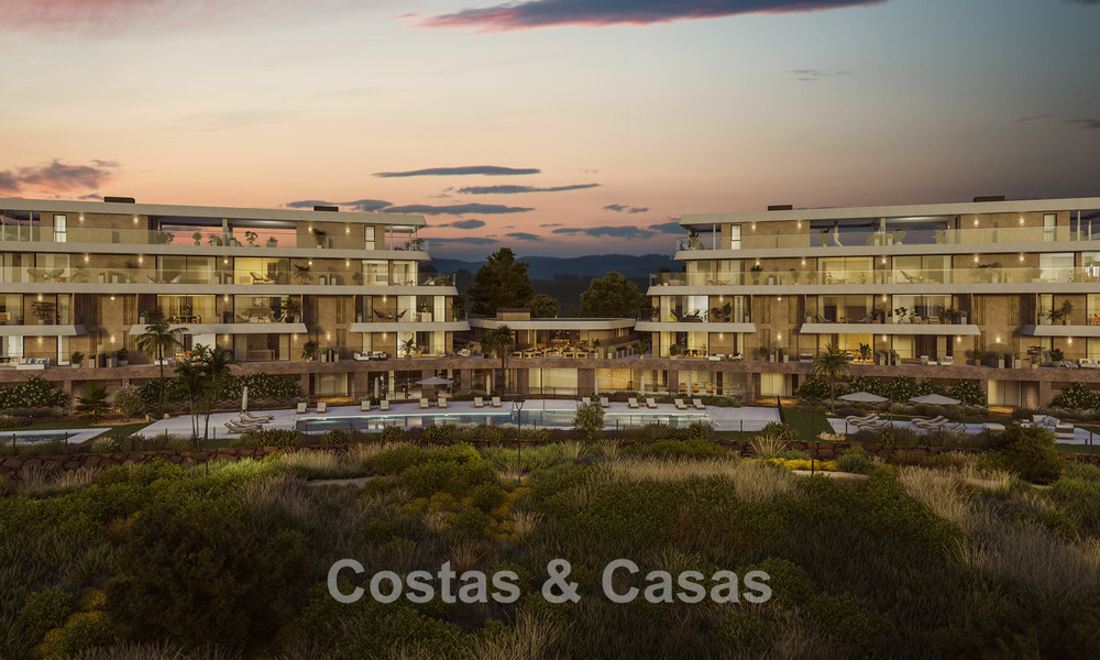 Duurzame nieuwe appartementen met zeezicht te koop op loopafstand van het strand in West-Estepona 775830