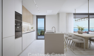 Duurzame nieuwe appartementen met zeezicht te koop op loopafstand van het strand in West-Estepona 775832 
