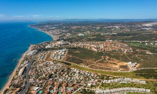 Duurzame nieuwe appartementen met zeezicht te koop op loopafstand van het strand in West-Estepona 775834 