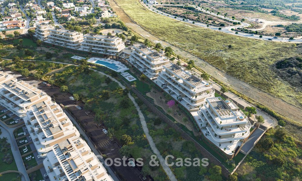 Duurzame nieuwe appartementen met zeezicht te koop op loopafstand van het strand in West-Estepona 775838