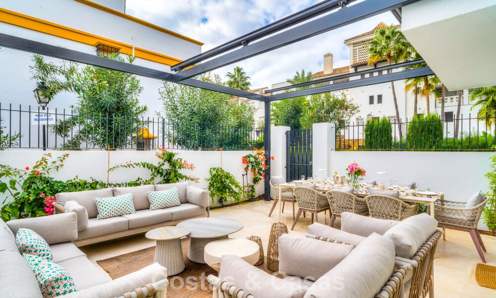 Halfvrijstaande woning te koop op enkele meters van het strand op de Golden Mile van Marbella 776469