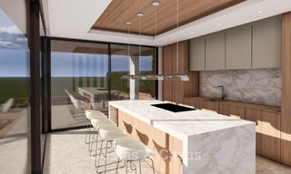 Moderne luxevilla met magnifiek golf- en zeezicht te koop in een vijfsterren golfresort in Marbella - Benahavis 776712 