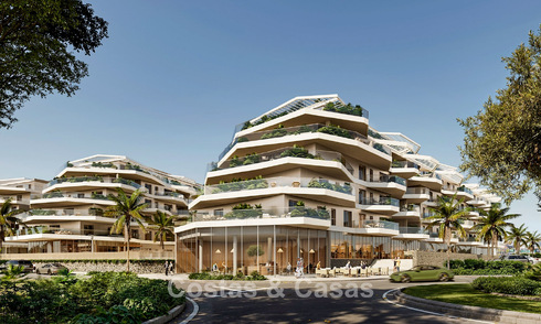 Nieuw op de markt. Stijlvolle boutique appartementen te koop dicht bij alle voorzieningen in Mijas Costa, Costa del Sol 776810