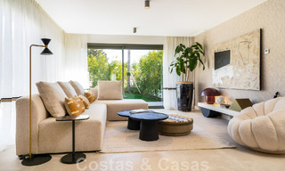 Moderne, halfvrijstaande villa met uitzicht op zee te koop in een luxe resort in Mijas Costa, Costa del Sol 776830 
