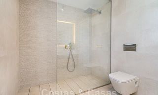 Moderne, halfvrijstaande villa met uitzicht op zee te koop in een luxe resort in Mijas Costa, Costa del Sol 776835 