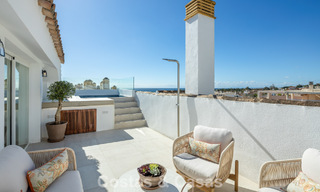 Instapklaar duplex penthouse te koop in een 24-uur beveiligde urbanisatie op Marbella’s Golden Mile 777123 