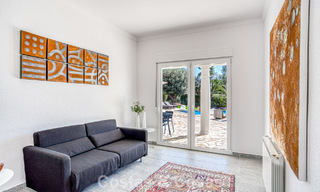 Ruime familievilla met 4 slaapkamers en zeezicht te koop in geprefereerde woonwijk in Oost Marbella 777272 