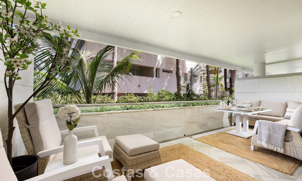 Gerenoveerd luxe appartement te koop in Gran Marbella aan het strand op de Golden Mile / Centrum van Marbella 777184